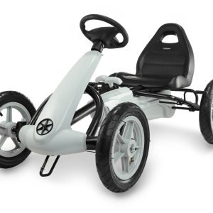 EVOQUE motokára pre deti od 5 do 8 rokov - sivá